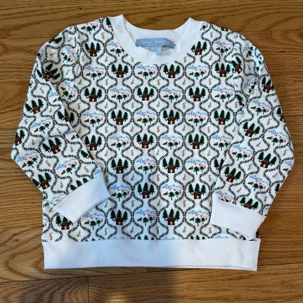 Hill House Kids Sweatshirt Chalet Trellis